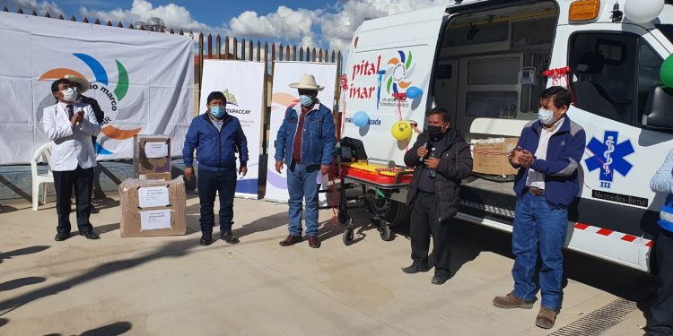 Convenio Marco entregó moderna ambulancia y equipos para luchar contra el Coronavirus en Espinar
