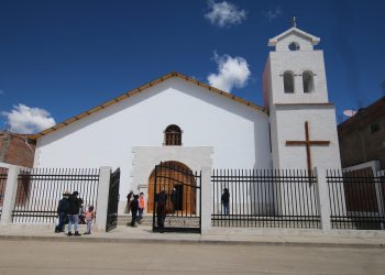 COMUNIDAD DE TINTAYA MARQUIRI DE LA PROVINCIA DE ESPINAR CUENTA CON NUEVO TEMPLO