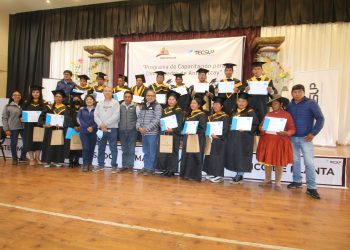 JÓVENES DE LA COMUNIDAD DE ALTO HUARCA CULMINAN EXITÓSAMENTE CURSOS DICTADOS POR TECSUP